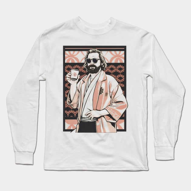 Big Lebowski Retro Long Sleeve T-Shirt by Aldrvnd